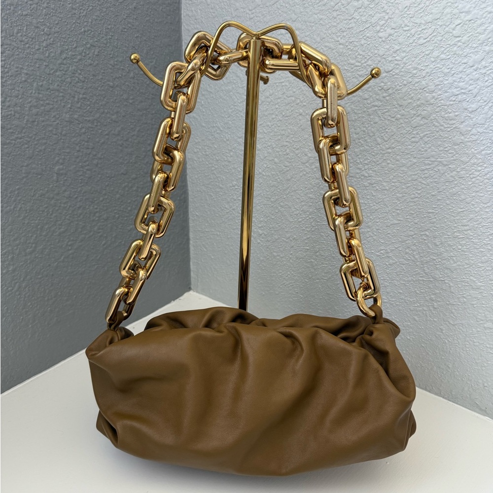 Authentic Bottega Veneta Chain Shoulder Bag